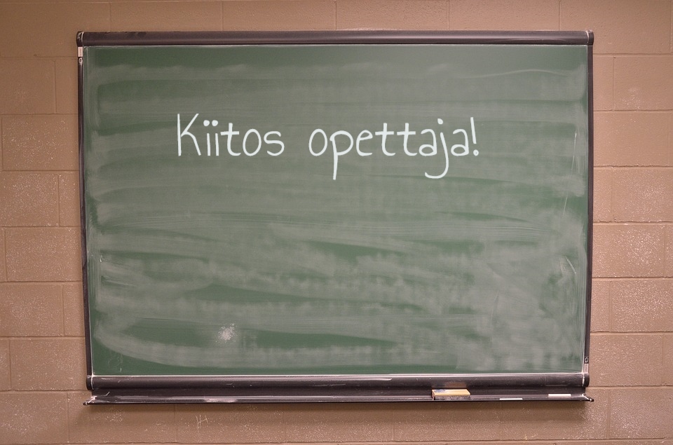 Kiitos poikani opettaja #kiitosopettaja