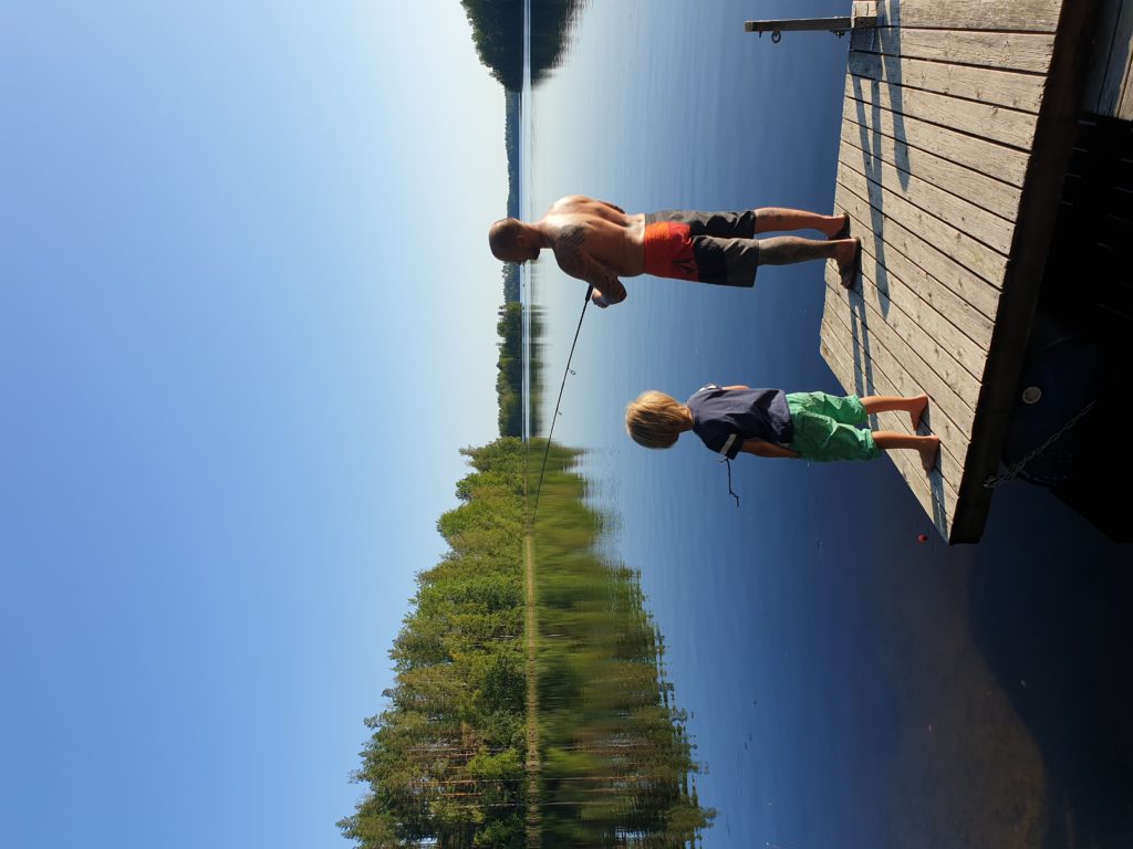 isä ja poika