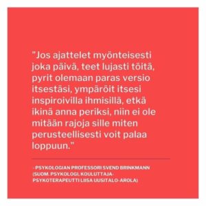 Read more about the article Aina ei kuulu olla positiivinen
