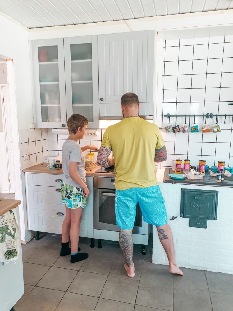 isä ja poika