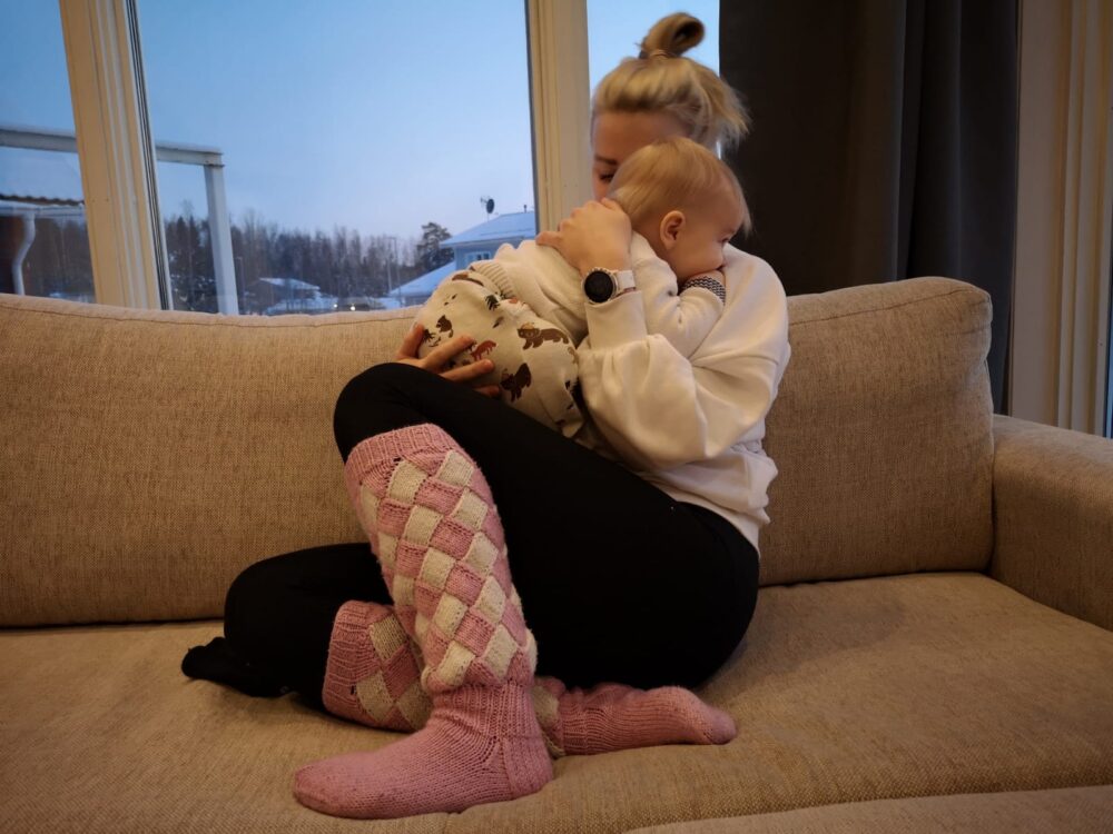 äiti on väsynyt