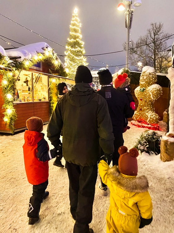 Rakastan viettää joulua kotona