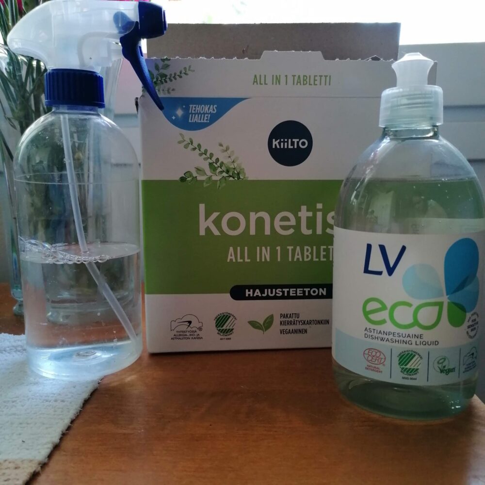 Vähennä kemikaaleja keittiössä - 4 vinkkiä