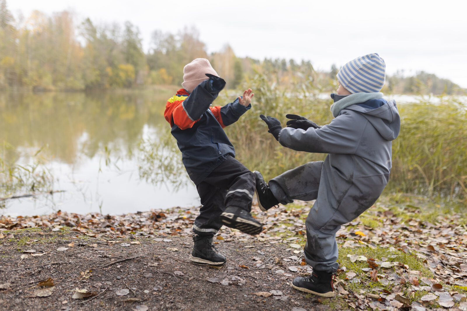 Pojat metsässä, Kuvaaja Ellen Tammisto